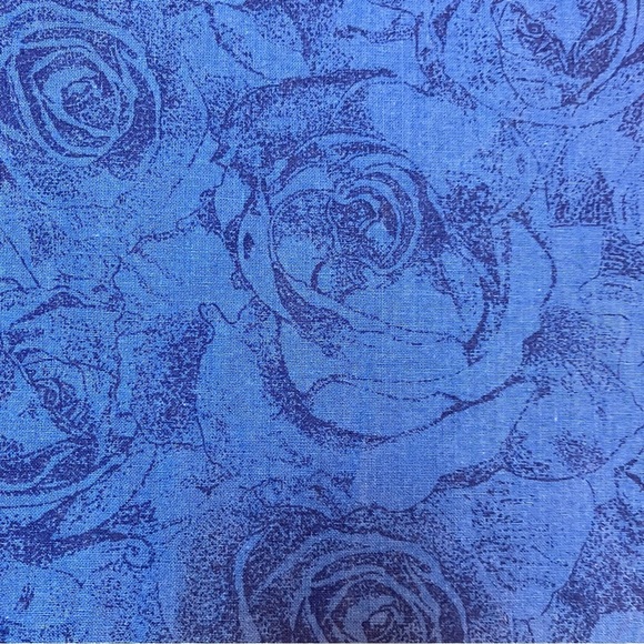 Vent Du Sud Blue Floral Tablecloth Made In France 90 X 56 French Country - Picture 6 of 6